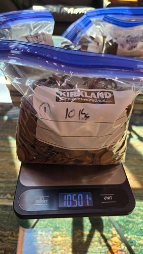 10 LB Lot of Circulated Wheat Pennies | 1940s–1950s