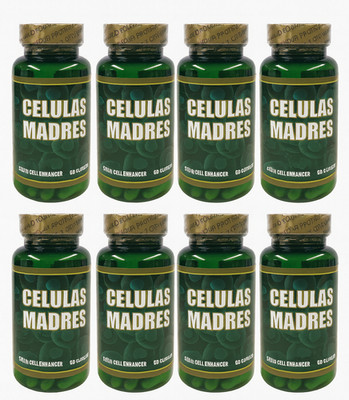 8 Celulas Madres Stem Cell enhancer 60 capsules , Spirulina AFA Bioxtron Vital