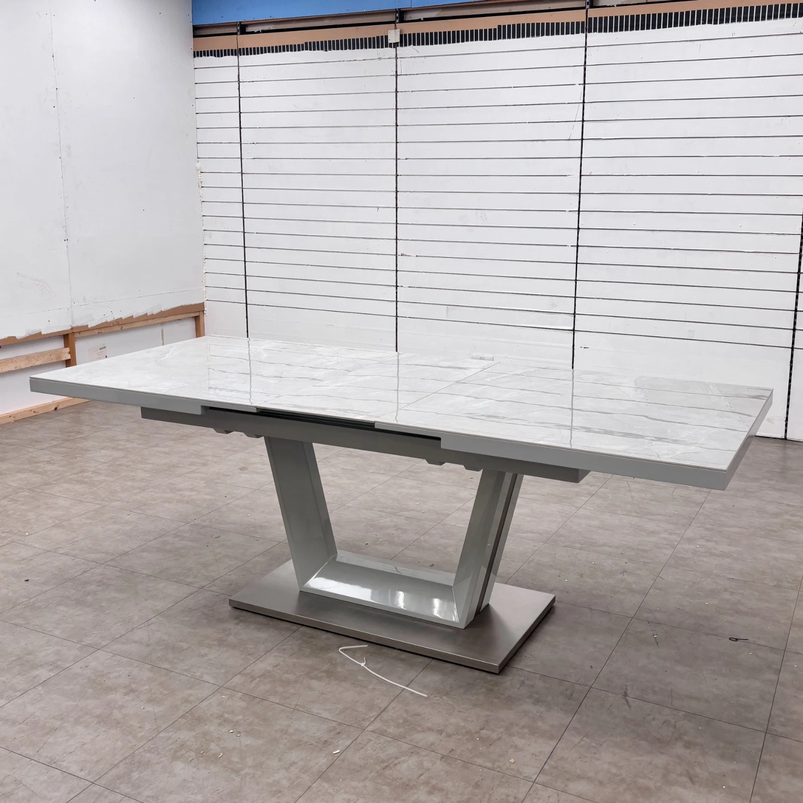 Furniture Village 'Grigio' Dining Table Ceramic Top Extending 216