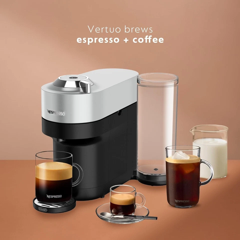 De'Longhi Nespresso Vertuo Pop+ Deluxe Coffee Maker Espresso Machine 1500W - Image 3 of 4