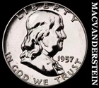 1957 Franklin Half Dollar- Silver- Choice Gem Proof Luster No Reserve #J1922