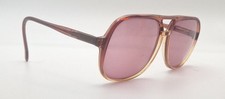 Vintage Safilo 1502 Brown Translucent Pilot Sunglasses FRAMES ONLY Italy