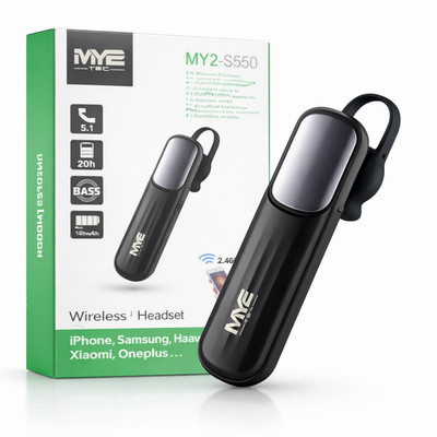 Bluetooth Headset MY2-S550 Wireless 5.1 In-Ear 20h Akku Mikrofon Kopfhörer