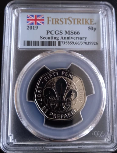 2019 Scouting Anniversary 50P PCGS MS66