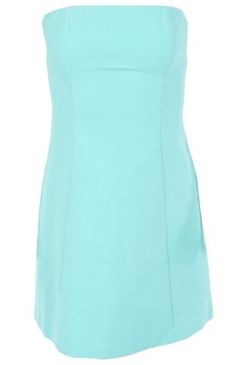 AMANDA UPRICHARD BLAUES KREPP MINIKLEID XSMALL