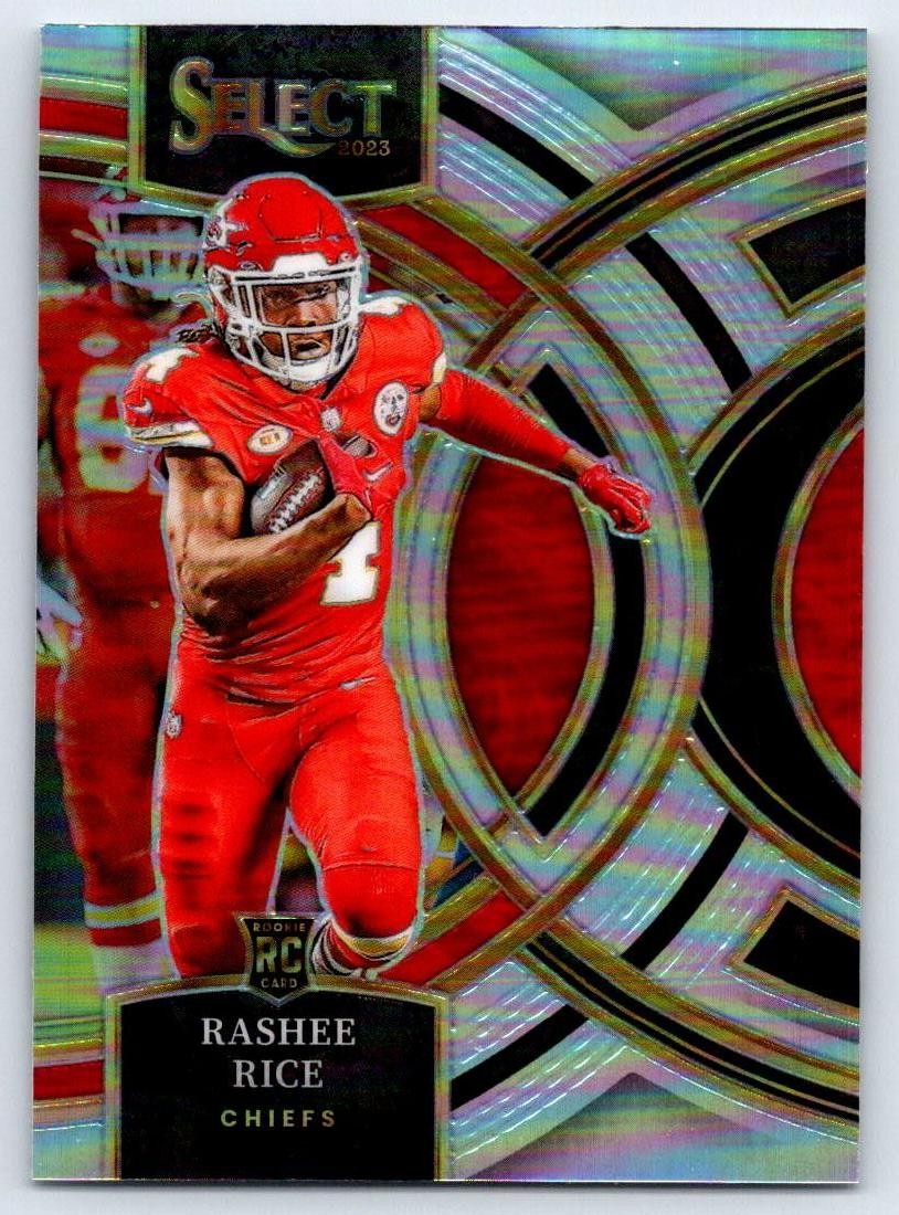 2023 Panini Select #132 Rashee Rice Silver Prizms