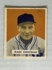 Mark Christman 1949 Bowman #121 Rookie Washington Senators