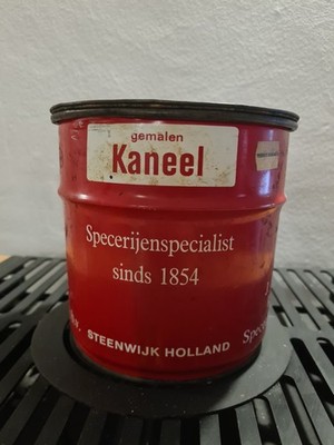 alte große Blechdose J.S. Polak Holland Kaneel 17cm Vintage orginal Sammlerstück