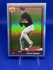 Shane Bieber Blue Foil 1/25 Topps Archive 2021 Cleveland Guardians #183