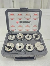 Burndy 8-Piece U-Die Set for Hydraulic Compression Crimpers, Stainless Steel