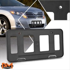 For 09-16 Toyota Venza Front Bumper Tow Hook License Plate Tag Mounting Bracket
