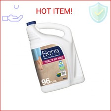 Bona Hardwood Floor Cleaner Refill - 96 fl oz - Unscented - Refill Spray Mops an 0.26 per fl oz