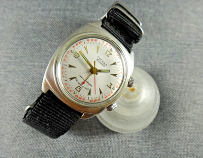 サルサル POLJOT SIGNAL Alarm Bzzzz Vintage USSR Mechanical Watch Serviced