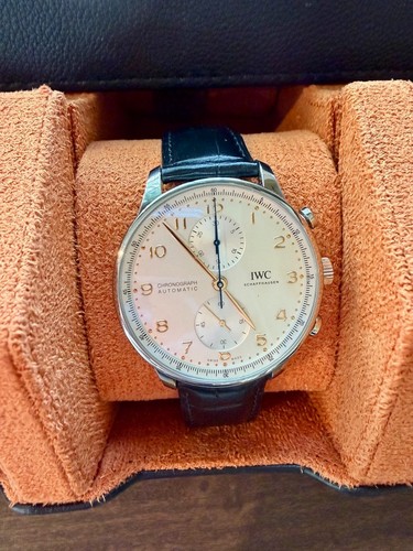 IWC Portugieser Chronograph - IW371604 - full set box and papers; mint