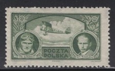 WC1_34310 POLAND. 1933 CAPT.ZWIRKO & WIGURA air mail stamp. Sc.C10. MH-MLH