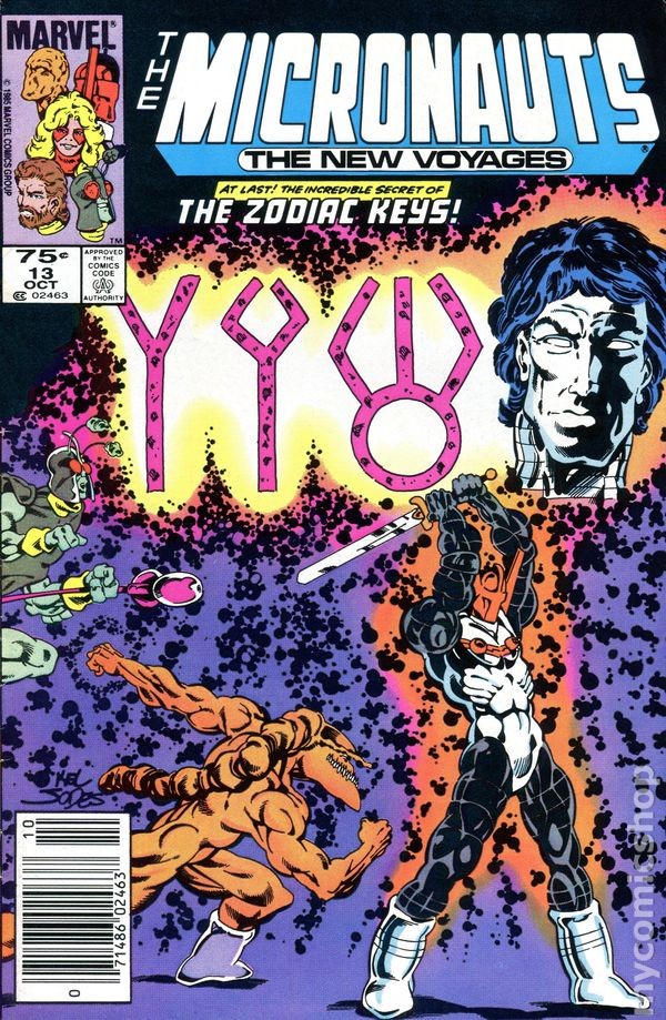 Micronauts The New Voyages Canadian Price Variant #13 VG 1985 Stock Image