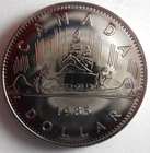 1985 CANADA DOLLAR - AU/UNC - PROOF LIKE - Excellent Coin - Lot #M31