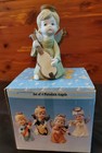 Vintage Set of 4 Porcelain  Angels With Musical Instruments Artmark Collection — photo 3