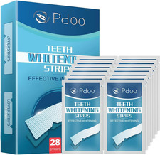 Teeth Whitening Strip 14 Treatments - Whitening Strips for Sensitive People, Fas