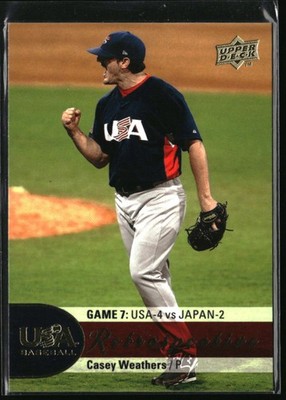 2009 Upper Deck Casey Weathers #USA-7 USA National Team Retrospective