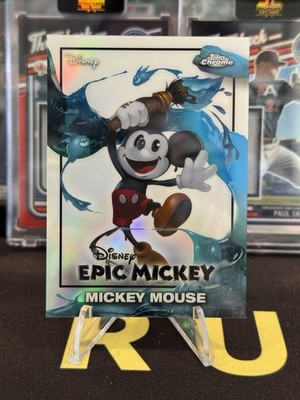 2026 Topps Disney Neon Chrome Mickey Mouse Epic Mickey #EM-1 | eBay
