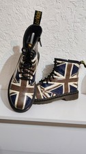 Dr Martens Delaney Union Jack Virginia Leather Boots UK 2.5 / EU 35