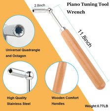 Professional Piano Tuning Kit, Universal Piano Tuning Tool Set Including Pian...