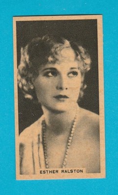 CINESTARS - GODFREY PHILLIPS LTD. - KARTE NR. 16 - ESTHER RALSTON - 1925