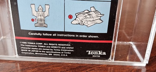 Vintage 1985 Tonka GoBot Wendys Odd Ball Robot Plane AFA 85 MINT - Picture 11 of 14