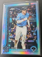 2025 Topps Update Chrome Update RC Refractor Eric Wagaman Marlins