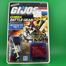 G.I. Joe Cobra Battle Gear Accessory Pack  4  1986 Vintage unopened