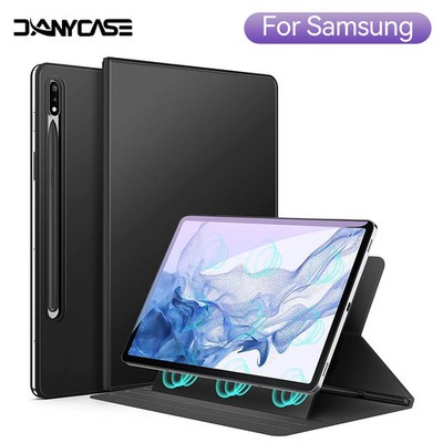 Case for Samsung Galaxy Tab S6 Lite S7 S8 10.4-14.6 Inch Faux Leather Flip Cove...