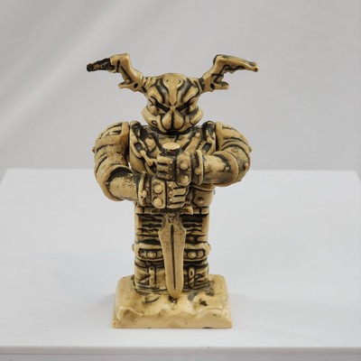 Mega Bloks Fire And Ice: Dragons Portal Of Fire 4” Stone Guardian Statue Figure