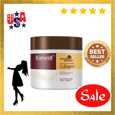 Karseell Collagen Hair Treatment Deep Repair Argan Oil Hair Mask 100ml 3.38fl.oz