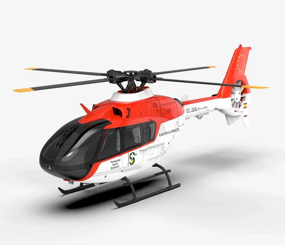 RC Eurocopter EC135-Hubschrauber mit 3 Akkus - Bild 3 von 4