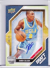 2009-10 UPPER DECK #21 DARREN COLLISON AUTO. ROOKIE RC UCLA 66/99