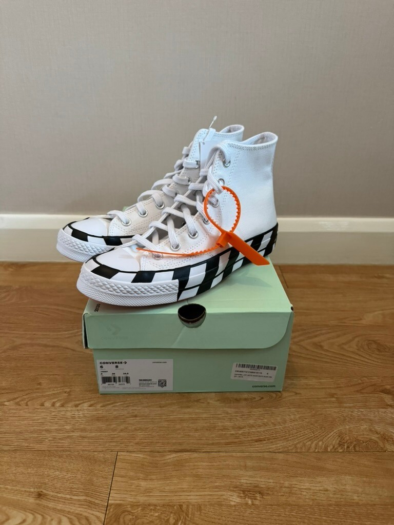 OFF WHITE X NIKE Converse x Off White Virgil Abloh Chuck Taylor All Star 70 Ciao UK 6 US 6 EU 39
