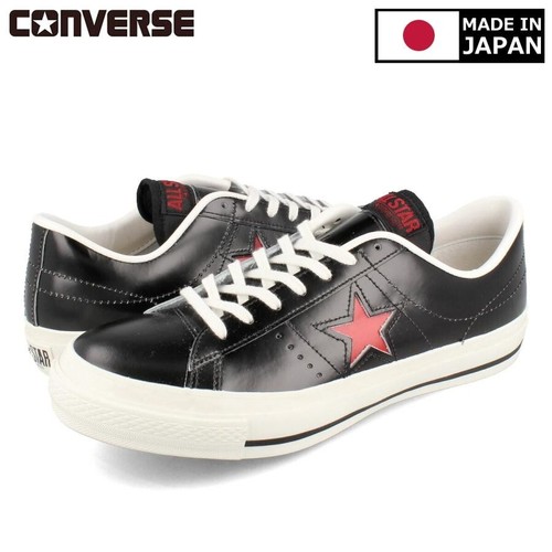 Converse ONE STAR J [ONE STAR Made in Japan BLACK/RED 35200580 23.5 US5 NEW