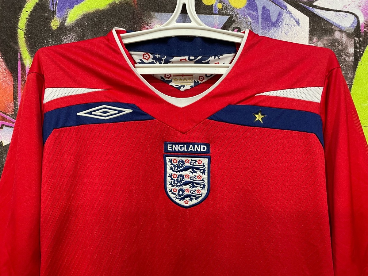 England National Football Team 2008 Away Soccer Jersey Shirt