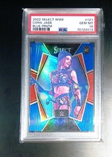 2022 Select WWE #121 Cora Jade Blue Prizm #068/199 PSA 10 Gem Mint