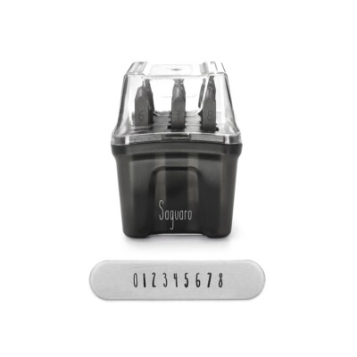 ImpressArt Saguaro Signature Number Steel Stamps, Jewelry DIY Metal Punches
