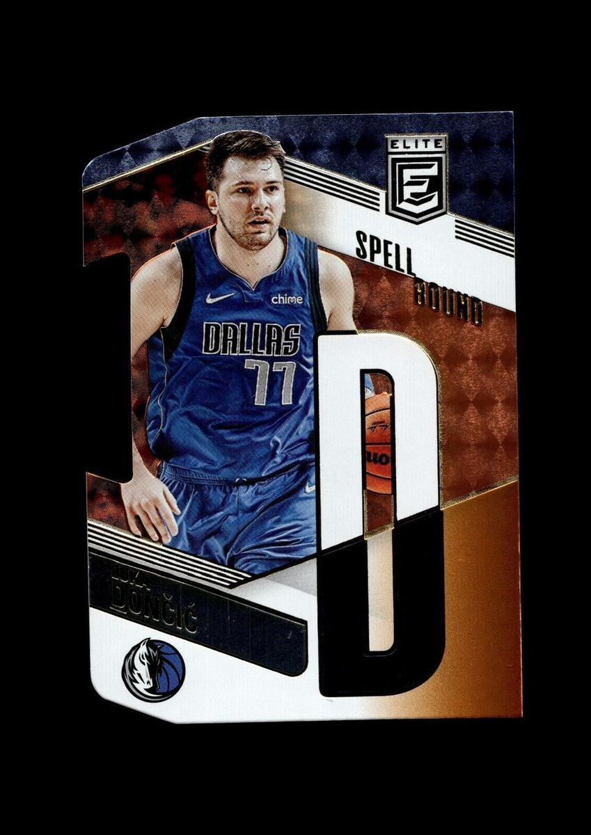 2022-23 Elite Spellbound Orange Die Cut #13 Luka Doncic Mavericks