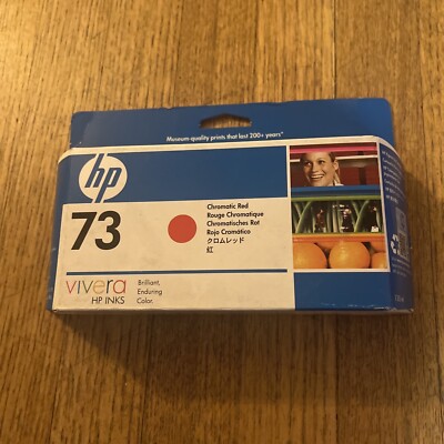 Genuine HP 73 Ink Cartridge CD951A Chromatic Red Expired 2013-2016 | eBay