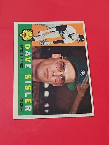 Dave Sisler 1960 Topps Detroit Tigers #186, ohne Knicke, lesen - Bild 3 von 12