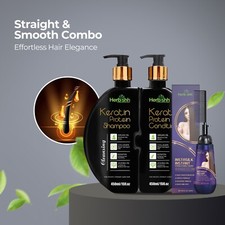 Combo for Straight  smooth hair - Herbishh