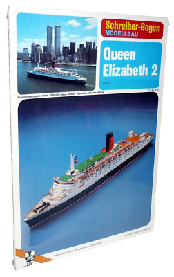 + KARTONMODELLBAU  Queen Elizabeth 72359  Bastelbogen Cardboard Model