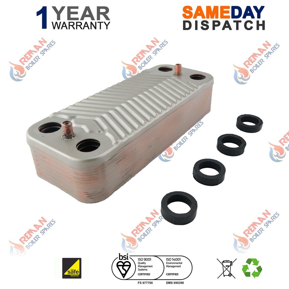 heat exchanger ideal isar combi boiler