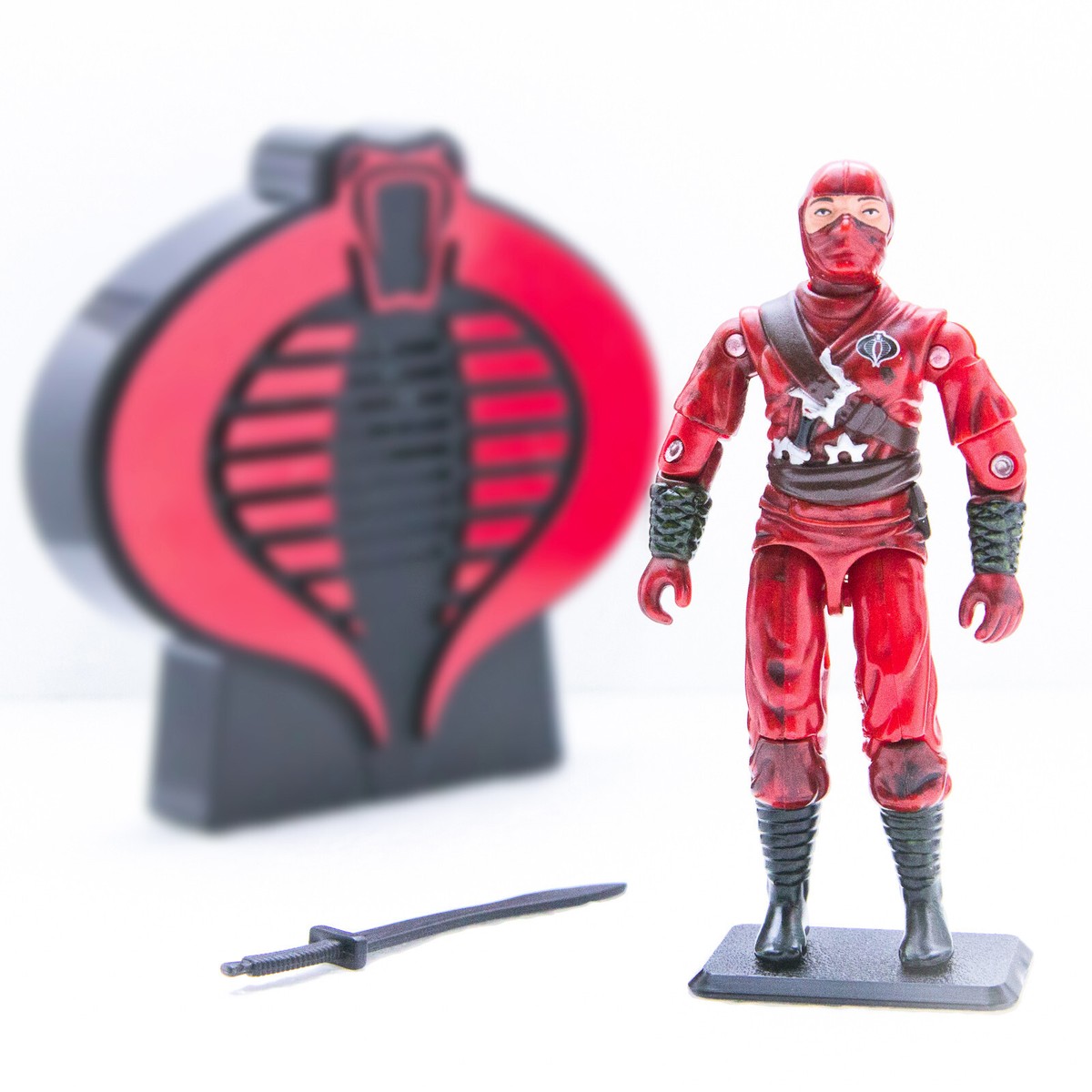 2004 Hasbro G.I. Joe Valor vs Venom RED NINJA VIPER v1 Fig