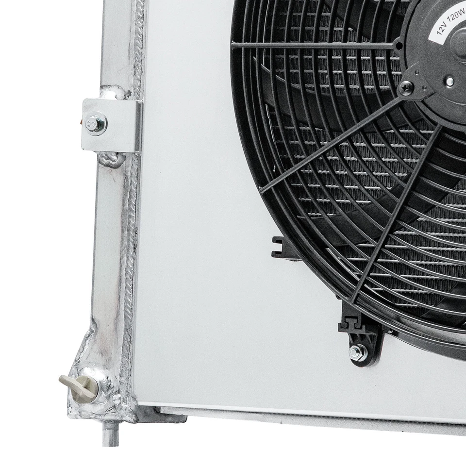 3Row Radiator Shroud Fan Fits 2005-2010 Jeep Commander Grand 2006-10 Cherokee MT Foto 4 de 4