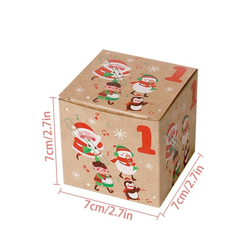 Christmas Advent Calendar Boxes DIY Countdown to Christmas Boxes, 24 Days - Picture 2 of 11